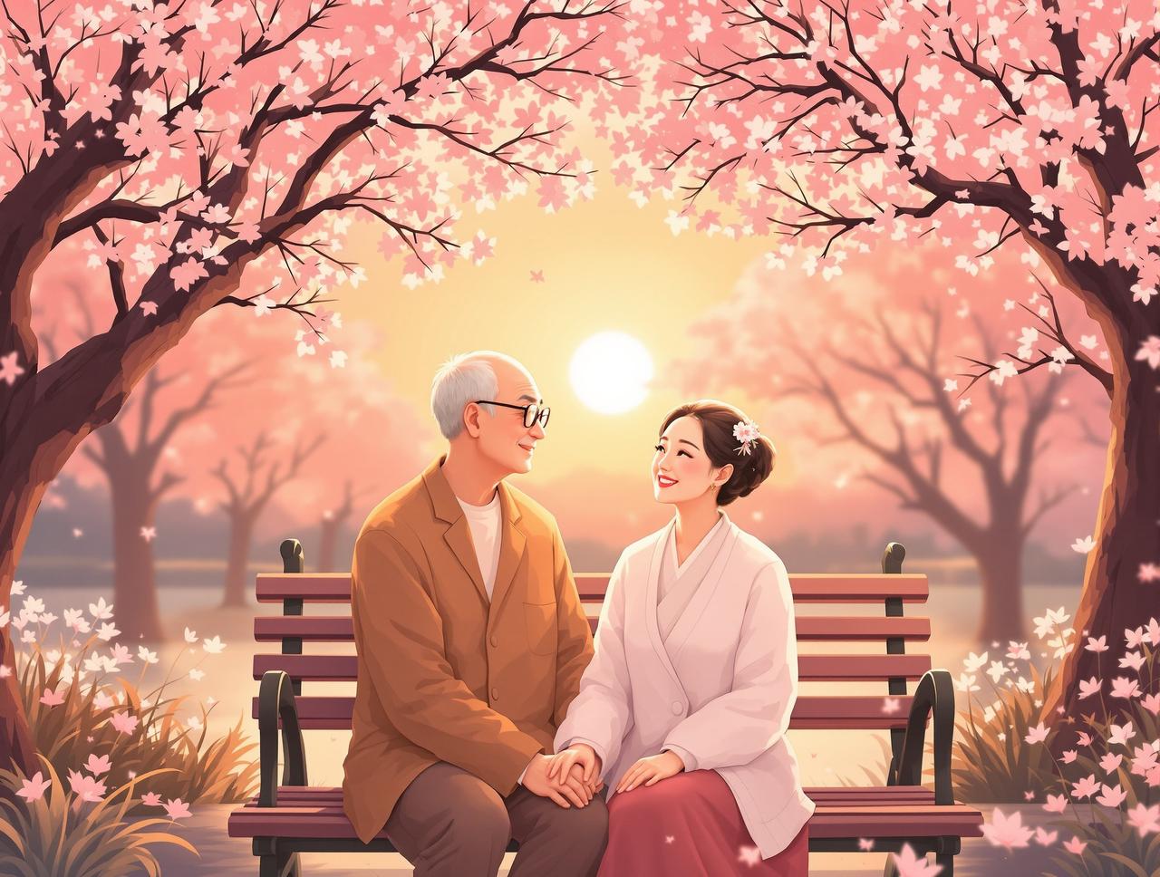 ai百合短剧 - 爷爷奶奶的爱情 - 年代生活动漫短剧封面